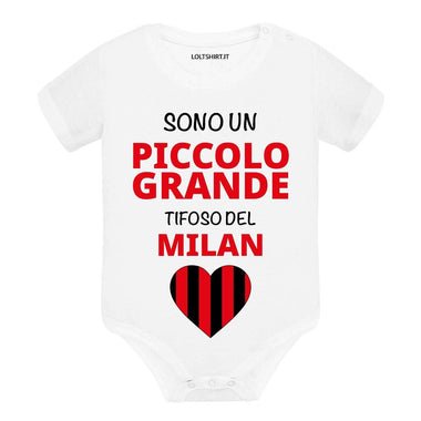 Body per Neonato Sono un piccolo grande tifoso del Milan-Body per bimbi-Lol T-shirt