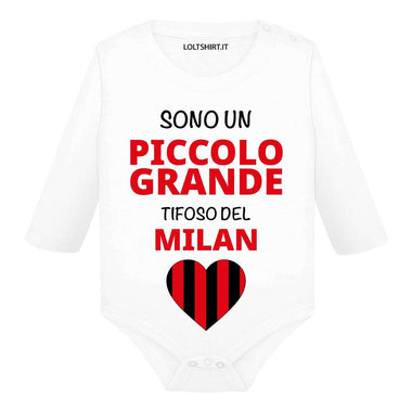 Body per Neonato Sono un piccolo grande tifoso del Milan-Body per bimbi-Lol T-shirt