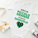 Body per Neonato Sono un piccolo grande tifoso del Sassuolo-Body per bimbi-Lol T-shirt