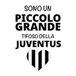 Body per Neonato Sono un piccolo grande tifoso della Juventus-Body per bimbi-Lol T-shirt