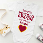 Body per Neonato Sono un piccolo grande tifoso della Roma-Body per bimbi-Lol T-shirt