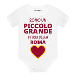 Body per Neonato Sono un piccolo grande tifoso della Roma-Body per bimbi-Lol T-shirt