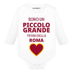 Body per Neonato Sono un piccolo grande tifoso della Roma-Body per bimbi-Lol T-shirt