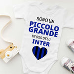 Body per Neonato Sono un piccolo grande tifoso dell'Inter-Body per bimbi-Lol T-shirt