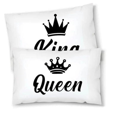 Coppia di federe matrimoniali King e Queen - Idea Regalo-Federe per cuscino-Lol T-shirt