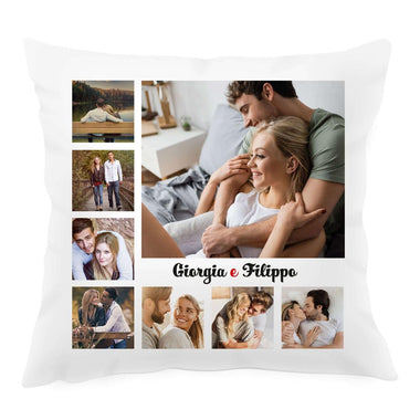 Cuscino Quadrato Personalizzato con Foto e Nomi-Cuscino personalizzato-Lol T-shirt