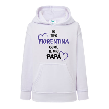 Io tifo Fiorentina come il mio papà