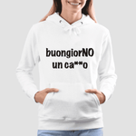 Felpa Donna Buongiorno un ca**o-Felpa con cappuccio-Lol T-shirt