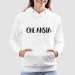 Felpa Donna Che ansia-Felpa con cappuccio-Lol T-shirt