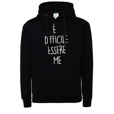 Felpa Donna È difficile essere me-Felpa con cappuccio-Lol T-shirt