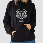 Felpa Donna Oroscopo Ariete - Segno Zodiacale-Felpa con cappuccio-Lol T-shirt