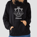 Felpa Donna Oroscopo Bilancia - Segno Zodiacale-Felpa con cappuccio-Lol T-shirt