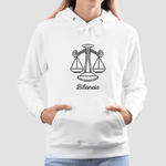 Felpa Donna Oroscopo Bilancia - Segno Zodiacale-Felpa con cappuccio-Lol T-shirt