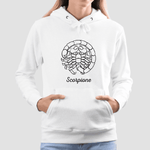 Felpa Donna Oroscopo Scorpione - Segno Zodiacale-Felpa con cappuccio-Lol T-shirt