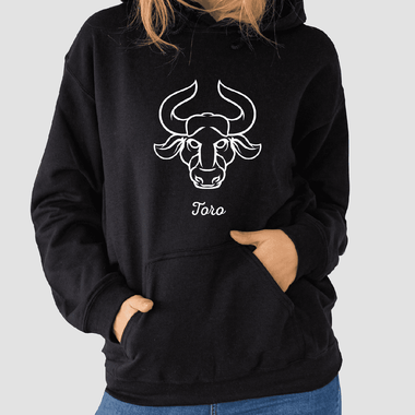 Felpa Donna Oroscopo Toro - Segno Zodiacale-Felpa con cappuccio-Lol T-shirt