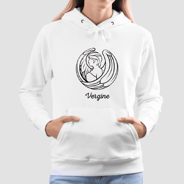 Felpa Donna Oroscopo Vergine - Segno Zodiacale-Felpa con cappuccio-Lol T-shirt