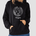 Felpa Donna Oroscopo Vergine - Segno Zodiacale-Felpa con cappuccio-Lol T-shirt