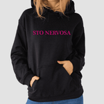Felpa Donna Sto nervosa-Felpa con cappuccio-Lol T-shirt