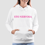 Felpa Donna Sto nervosa-Felpa con cappuccio-Lol T-shirt