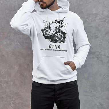 Felpa Uomo Etna Mountain Bike-Felpa con cappuccio-Lol T-shirt