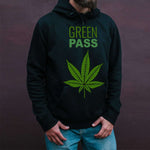 Felpa Uomo Green Pass-Felpa con cappuccio-Lol T-shirt