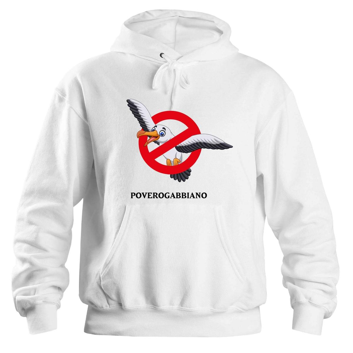 Felpa Uomo Povero Gabbiano-Felpa con cappuccio-Lol T-shirt