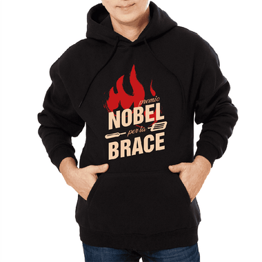 Felpa Uomo Premio Nobel per la brace-Felpa con cappuccio-Lol T-shirt