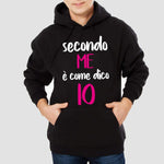 Felpa Uomo Secondo me è come dico io-Felpa con cappuccio-Lol T-shirt