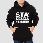 Felpa Uomo Sta' senza pensier-Felpa con cappuccio-Lol T-shirt