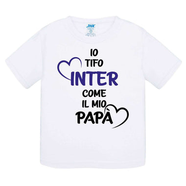Io tifo inter come il mio papà-T-shirt-Lol T-shirt