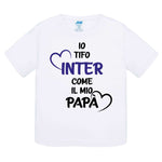 Io tifo inter come il mio papà-T-shirt-Lol T-shirt