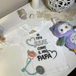 Io tifo juventus come il mio papà-T-shirt-Lol T-shirt