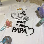 Io tifo juventus come il mio papà-T-shirt-Lol T-shirt