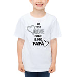 Io tifo juventus come il mio papà-T-shirt-Lol T-shirt