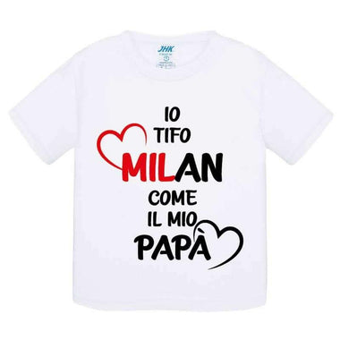 Io tifo Milan come il mio papà-T-shirt-Lol T-shirt