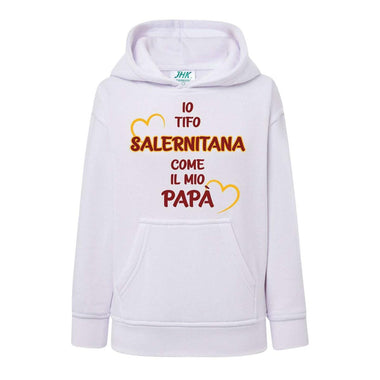 Io tifo Salernitana come il mio papà-Felpa con cappuccio-Lol T-shirt