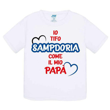 Io tifo Sampdoria come il mio papà-T-shirt-Lol T-shirt