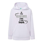 Io tifo Udinese come il mio papà-Felpa con cappuccio-Lol T-shirt