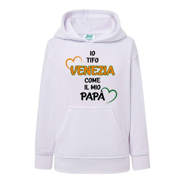 Io tifo Venezia come il mio papà-Felpa con cappuccio-Lol T-shirt