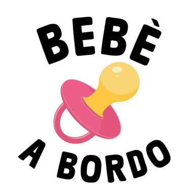 Kit 2 Adesivi Bebè a bordo-adesivi per auto-Lol T-shirt