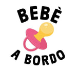 Kit 2 Adesivi Bebè a bordo-adesivi per auto-Lol T-shirt