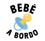 Kit 2 Adesivi Bebè a bordo-adesivi per auto-Lol T-shirt