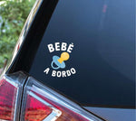Kit 2 Adesivi Bebè a bordo-adesivi per auto-Lol T-shirt