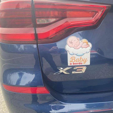 Kit adesivi per auto 2 pezzi Bimba a bordo-adesivi per auto-Lol T-shirt