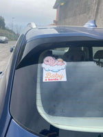 Kit adesivi per auto 2 pezzi Bimba a bordo-adesivi per auto-Lol T-shirt