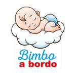 Kit adesivi per auto 2 pezzi Bimbo a bordo-adesivi per auto-Lol T-shirt