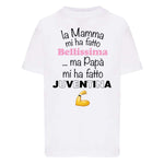 La mamma mi ha fatto bellissimo...ma papà mi ha fatto juventino-T-shirt-Lol T-shirt