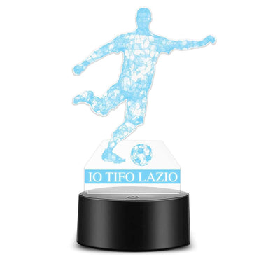 Lampada Led Calcio Io tifo Squadra a Scelta-Lampada in plexiglass-Lol T-shirt