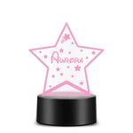 Lampada Led Personalizzata a forma di Stella-Lampada in plexiglass-Lol T-shirt