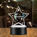 Lampada Led Personalizzata a forma di Stella-Lampada in plexiglass-Lol T-shirt
